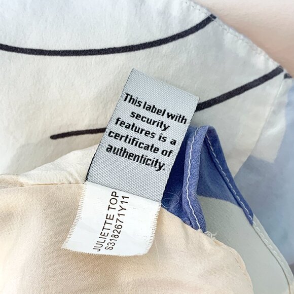 Diane Von Furstenberg Juliette 100% Silk Kimono Top 💛✨🦋 - Picture 8 of 11